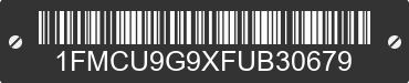 2015 FORD Escape 1FMCU9G9XFUB30679 VIN decoded