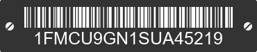 2025 FORD Escape 1FMCU9GN1SUA45219 VIN decoded