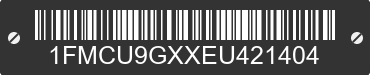 2014 FORD Escape 1FMCU9GXXEU421404 VIN decoded