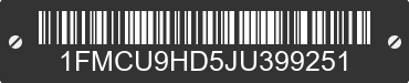 2018 FORD Escape 1FMCU9HD5JU399251 VIN decoded