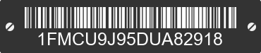 2013 FORD Escape 1FMCU9J95DUA82918 VIN decoded