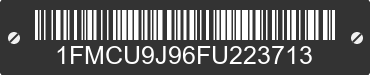 2015 FORD Escape 1FMCU9J96FU223713 VIN decoded