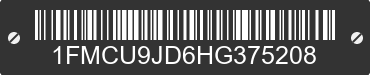2017 FORD Escape 1FMCU9JD6HG375208 VIN decoded