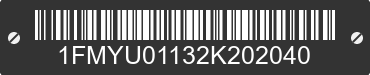 2002 FORD Escape 1FMYU01132K202040 VIN decoded