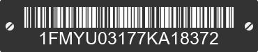 2007 FORD Escape 1FMYU03177KA18372 VIN decoded