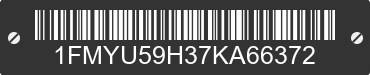 2007 FORD Escape 1FMYU59H37KA66372 VIN decoded