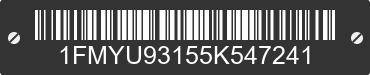 2005 FORD Escape 1FMYU93155K547241 VIN decoded