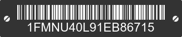 2001 FORD Excursion 1FMNU40L91EB86715 VIN decoded