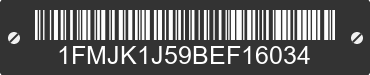 2011 FORD Expedition 1FMJK1J59BEF16034 VIN decoded