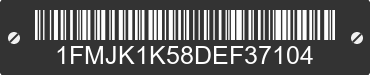 2013 FORD Expedition 1FMJK1K58DEF37104 VIN decoded