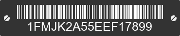 2014 FORD Expedition 1FMJK2A55EEF17899 VIN decoded