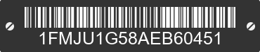 2010 FORD Expedition 1FMJU1G58AEB60451 VIN decoded