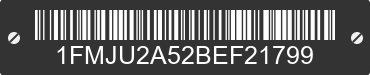 2011 FORD Expedition 1FMJU2A52BEF21799 VIN decoded