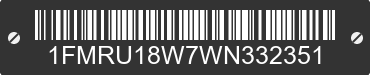 1998 FORD Expedition 1FMRU18W7WN332351 VIN decoded