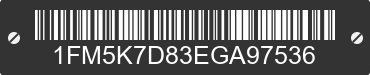 2014 FORD Explorer 1FM5K7D83EGA97536 VIN decoded