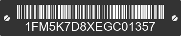 2014 FORD Explorer 1FM5K7D8XEGC01357 VIN decoded