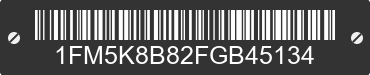 2015 FORD Explorer 1FM5K8B82FGB45134 VIN decoded