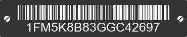 2016 FORD Explorer 1FM5K8B83GGC42697 VIN decoded