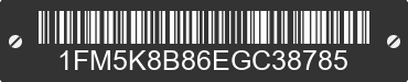 2014 FORD Explorer 1FM5K8B86EGC38785 VIN decoded