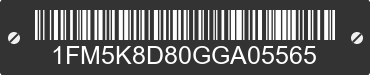 2016 FORD Explorer 1FM5K8D80GGA05565 VIN decoded