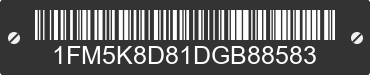 2013 FORD Explorer 1FM5K8D81DGB88583 VIN decoded
