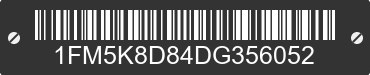 2013 FORD Explorer 1FM5K8D84DG356052 VIN decoded