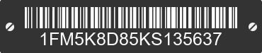 2019 FORD Explorer 1FM5K8D85KS135637 VIN decoded