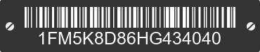 2017 FORD Explorer 1FM5K8D86HG434040 VIN decoded
