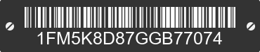 2016 FORD Explorer 1FM5K8D87GGB77074 VIN decoded