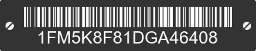 2013 FORD Explorer 1FM5K8F81DGA46408 VIN decoded