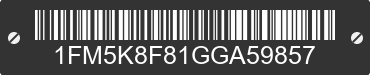 2016 FORD Explorer 1FM5K8F81GGA59857 VIN decoded