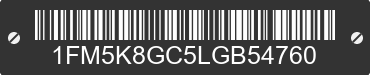 2020 FORD Explorer 1FM5K8GC5LGB54760 VIN decoded