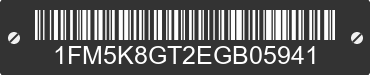2014 FORD Explorer 1FM5K8GT2EGB05941 VIN decoded