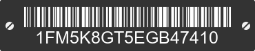 2014 FORD Explorer 1FM5K8GT5EGB47410 VIN decoded