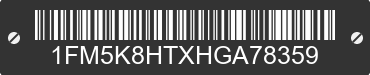 2017 FORD Explorer 1FM5K8HTXHGA78359 VIN decoded