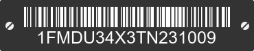 1996 FORD Explorer 1FMDU34X3TN231009 VIN decoded