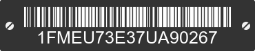 2007 FORD Explorer 1FMEU73E37UA90267 VIN decoded