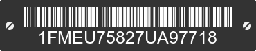 2007 FORD Explorer 1FMEU75827UA97718 VIN decoded