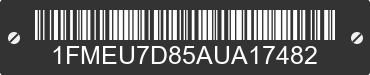 2010 FORD Explorer 1FMEU7D85AUA17482 VIN decoded