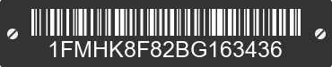 2011 FORD Explorer 1FMHK8F82BG163436 VIN decoded