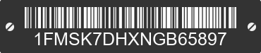 2022 FORD Explorer 1FMSK7DHXNGB65897 VIN decoded