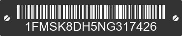 2022 FORD Explorer 1FMSK8DH5NG317426 VIN decoded
