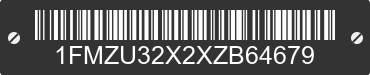 1999 FORD Explorer 1FMZU32X2XZB64679 VIN decoded