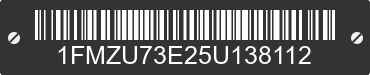 2005 FORD Explorer 1FMZU73E25U138112 VIN decoded