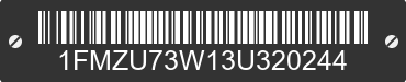2003 FORD Explorer 1FMZU73W13U320244 VIN decoded