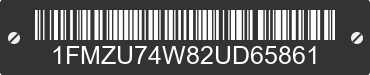 2002 FORD Explorer 1FMZU74W82UD65861 VIN decoded