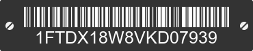 1997 FORD F-150 1FTDX18W8VKD07939 VIN decoded