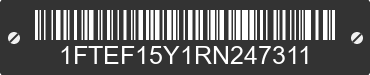 1994 FORD F-150 1FTEF15Y1RN247311 VIN decoded
