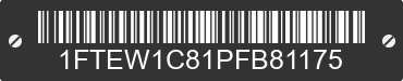 2023 FORD F-150 1FTEW1C81PFB81175 VIN decoded
