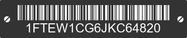 2018 FORD F-150 1FTEW1CG6JKC64820 VIN decoded